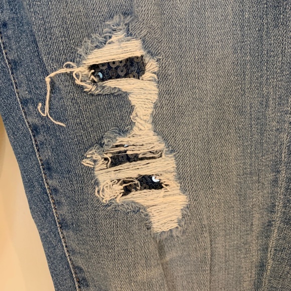 7 for all Mankind Skinny Jeans, Size 24, Medium Blue - Picture 5 of 12